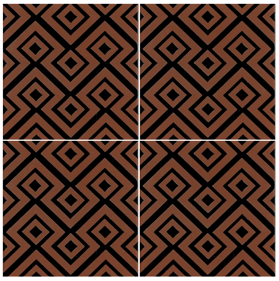 6" Gammon in Obsidian