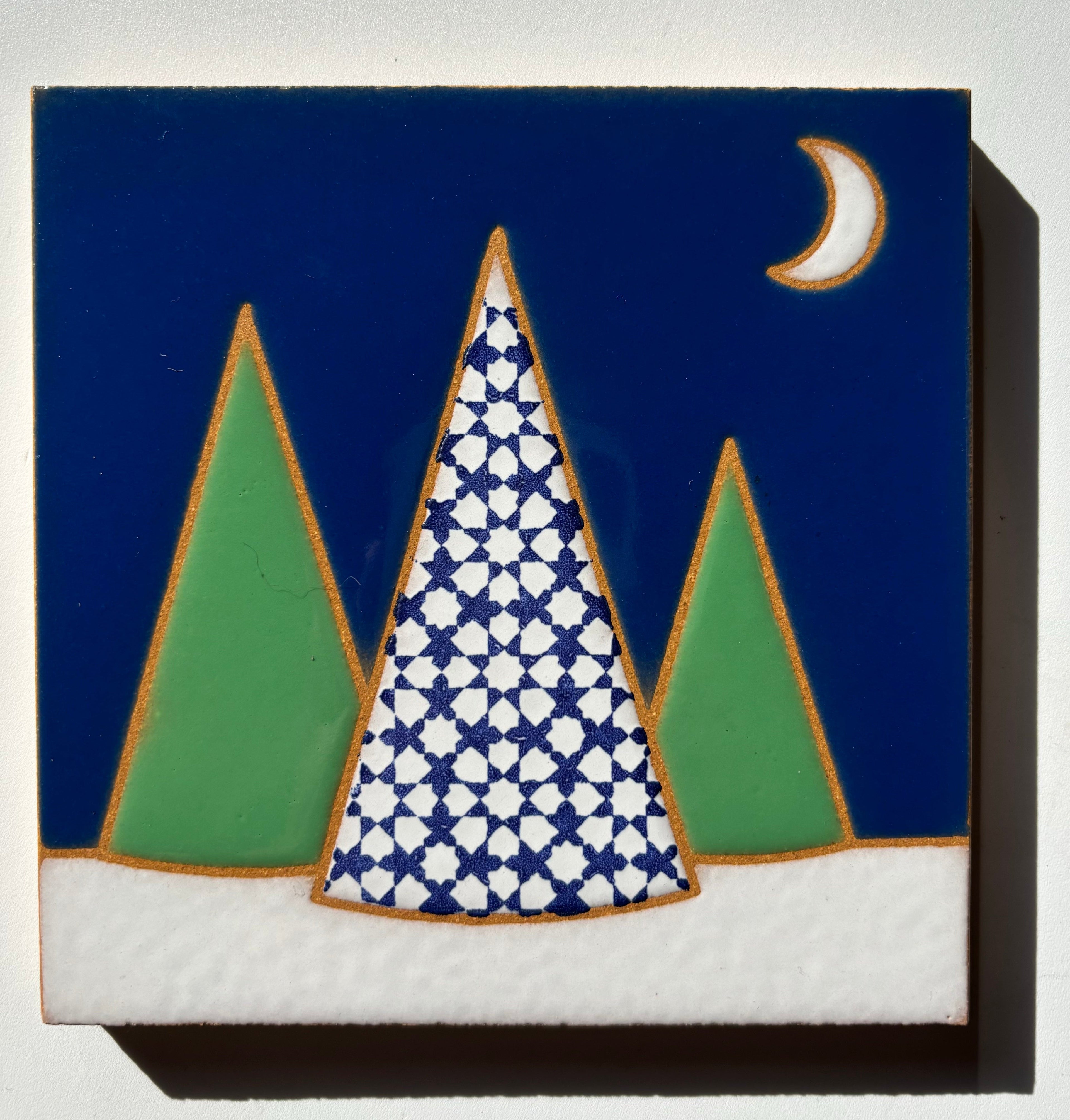 Snowy Night Trivet