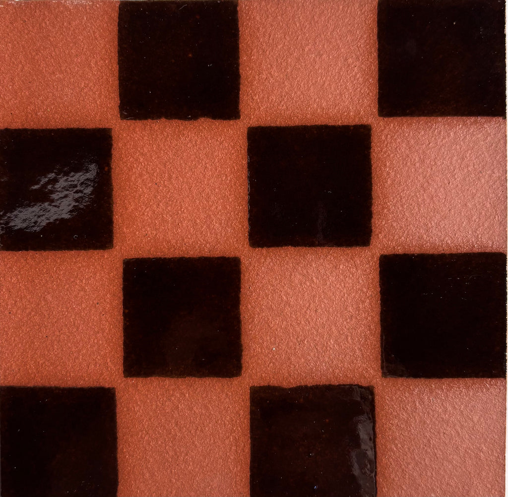 Checker | Dark Bronze | Red