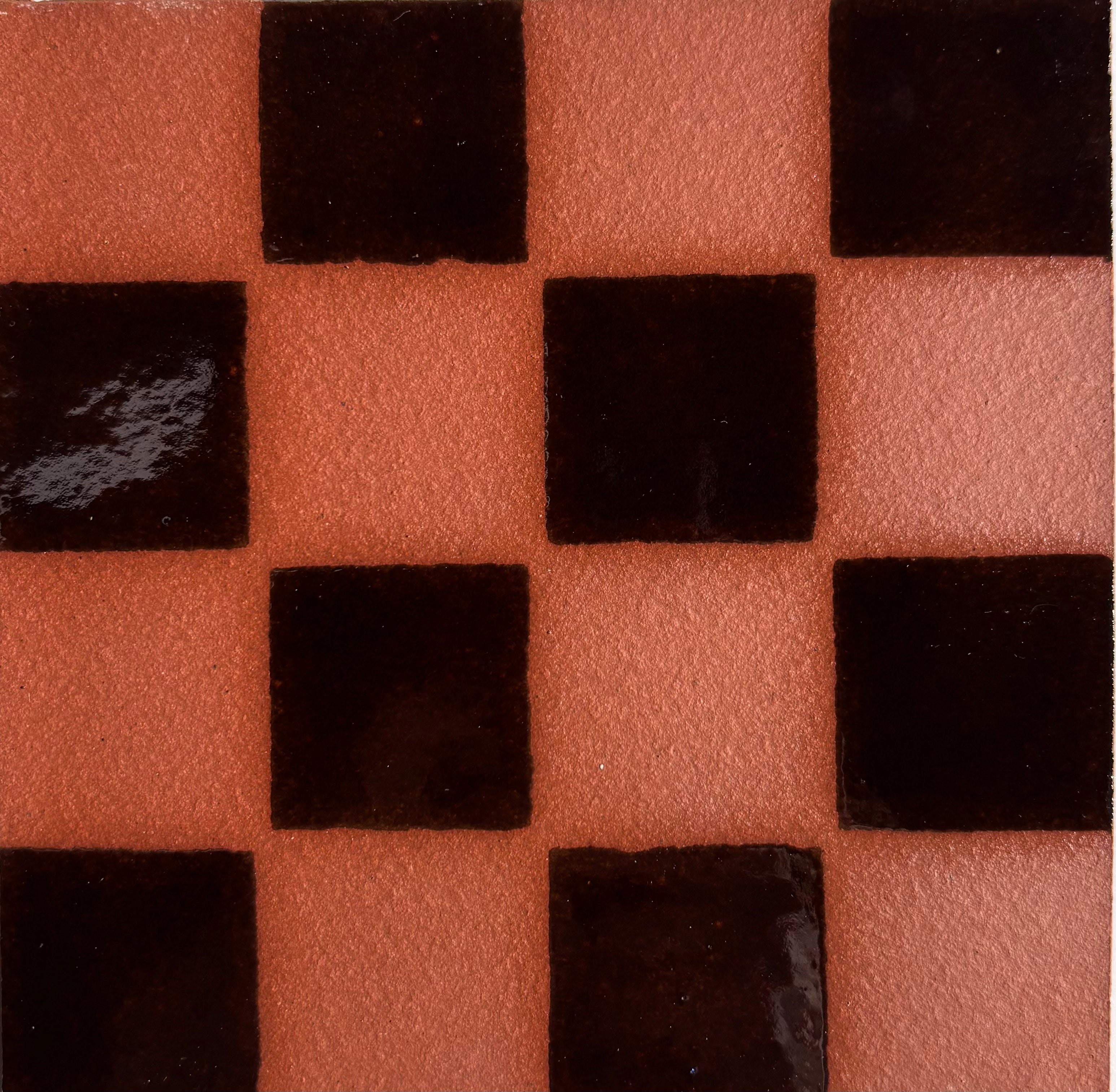 Checker | Dark Bronze | Red