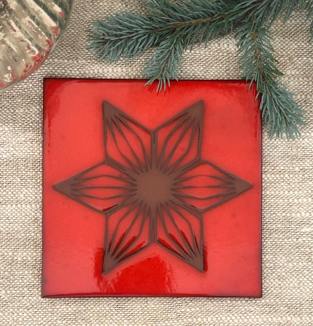 Holiday Trivet in Blaze