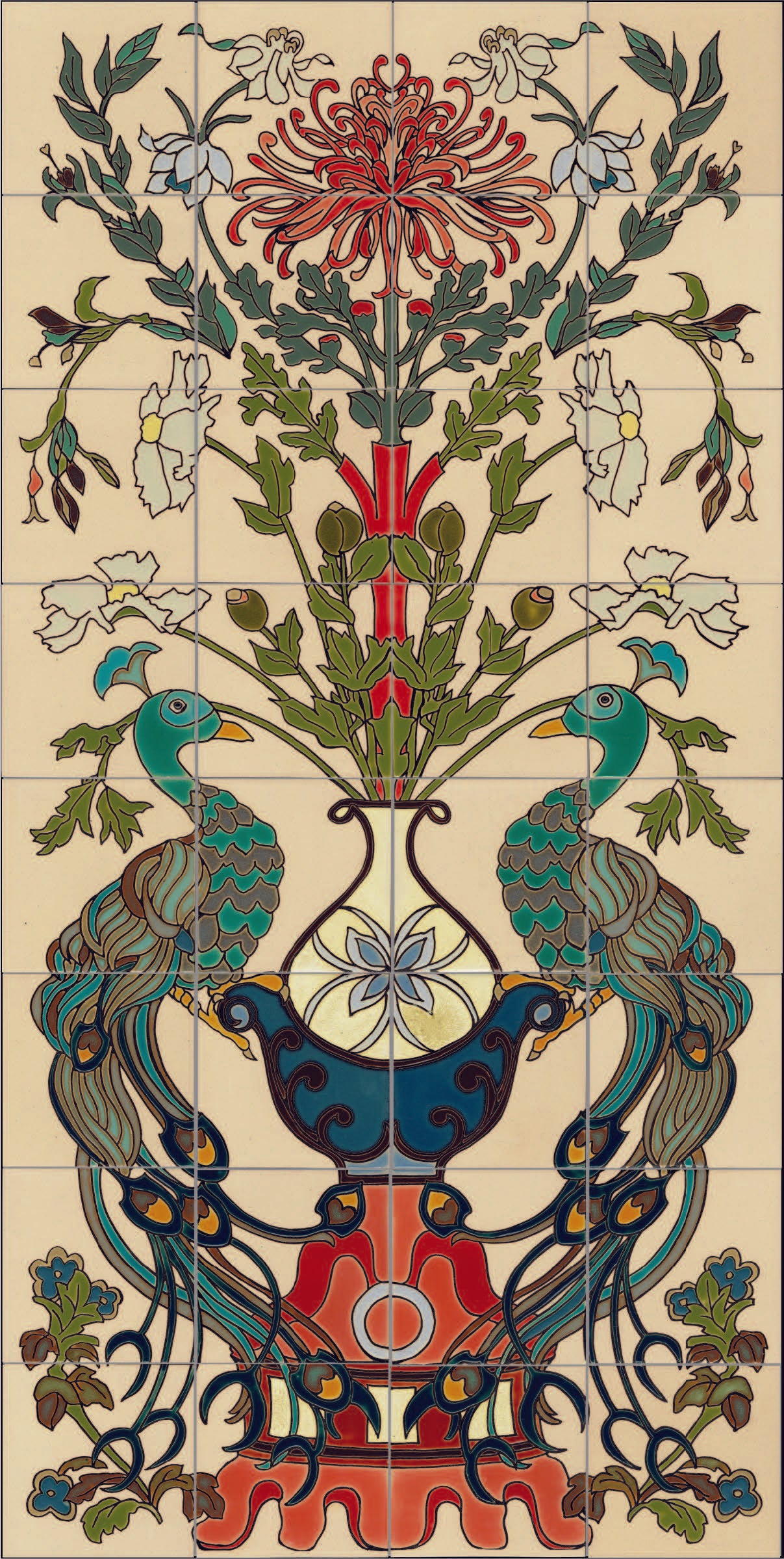 Peacock Mural