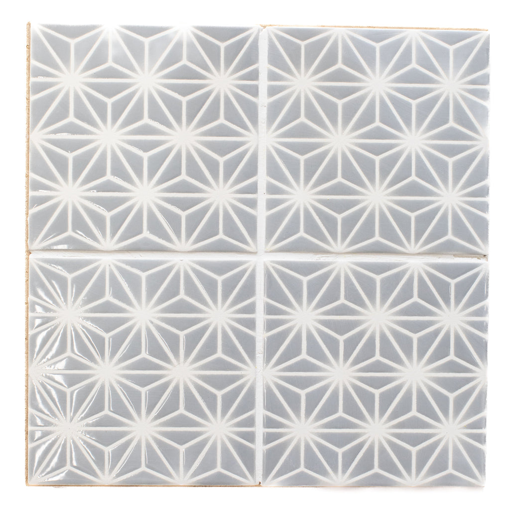 Sashiko Star | Cool Palette | Grey