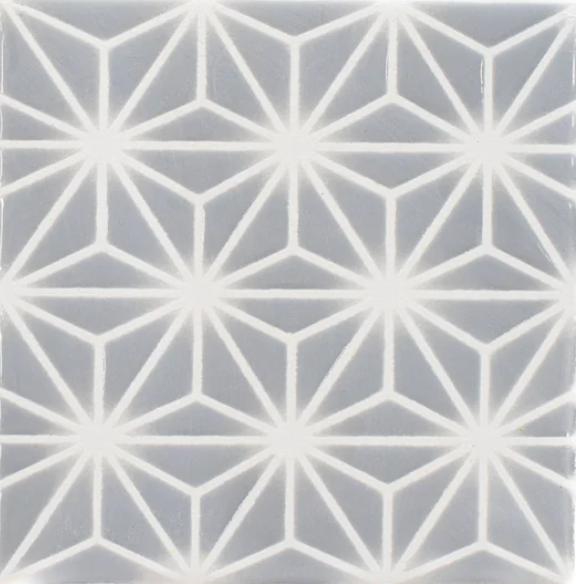Sashiko Star | Cool Palette | Grey
