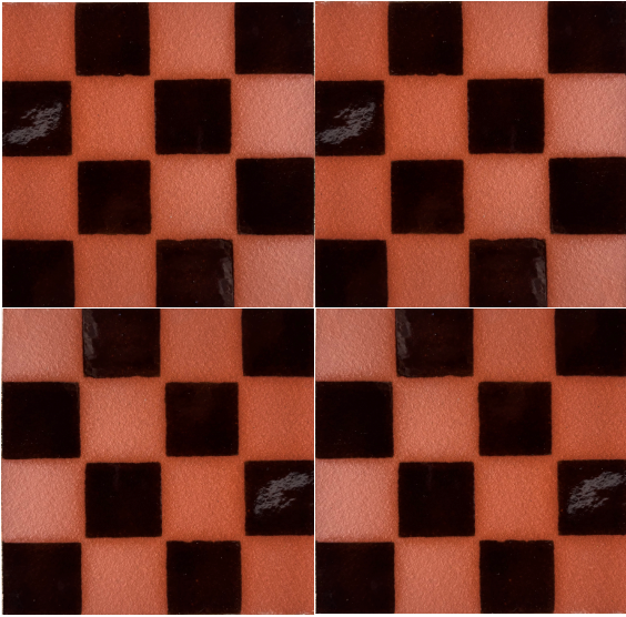 Checker | Dark Bronze | Red